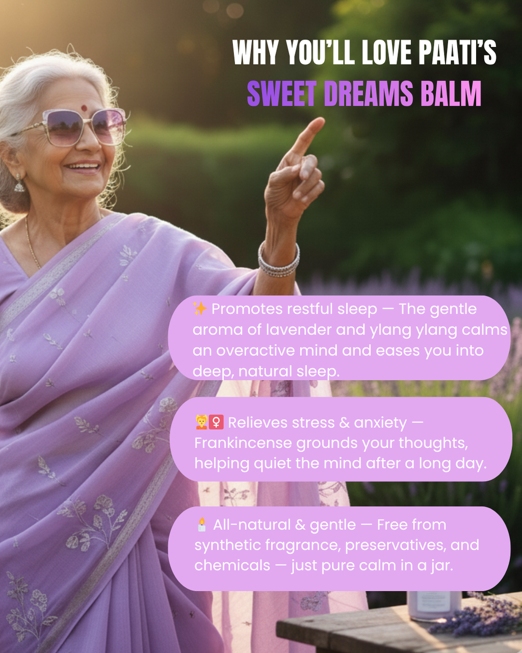 Sweet dreams balm