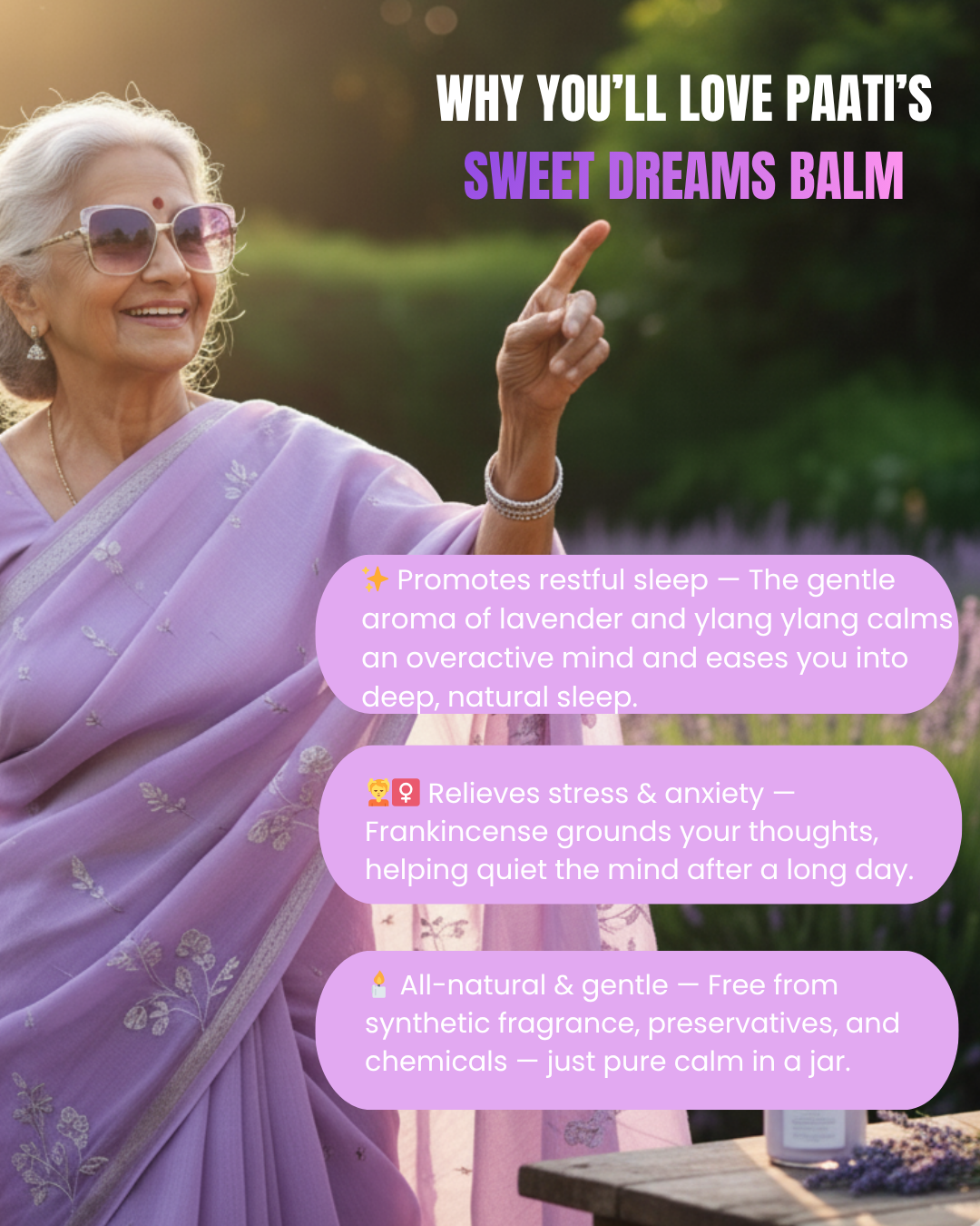 Sweet dreams balm